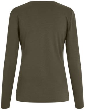 ID Interlock T-Shirt | Bio | lange Ärmel | Damen 5003 - Oliv