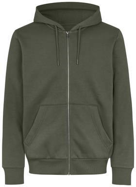 ID Hoodie | biologisch | met rits 6012