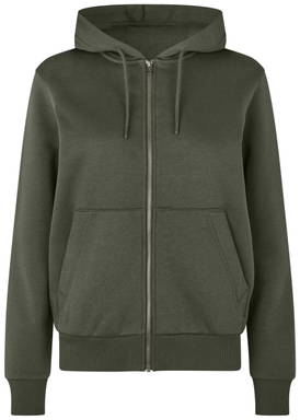 ID Hoodie | biologisch | met rits | dames 6013
