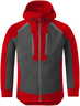 Charcoal/rood