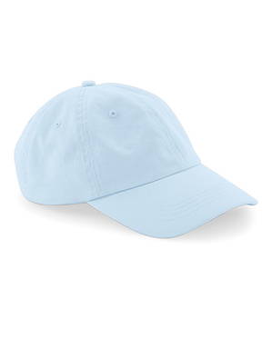 Beechfield low profile 6 panel Dad cap - Pastel blue