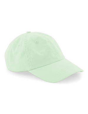 Beechfield low profile 6 panel Dad cap - Pastel mint