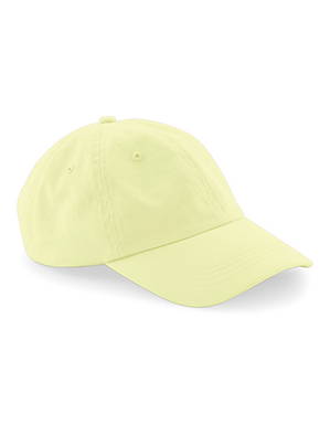 Beechfield low profile 6 panel Dad cap - Pastel lemon