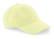 Beechfield low profile 6 panel Dad cap - Pastel lemon