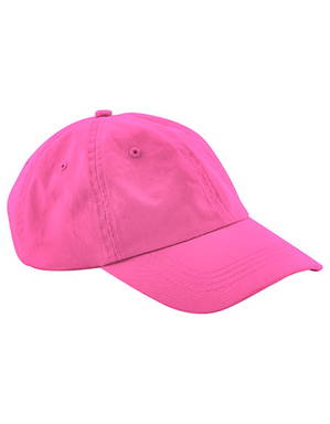 Beechfield low profile 6 panel Dad cap - True pink