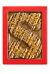 Luxe chocoladeletter S Dubai 150 gram