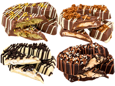Luxuriöser Schokoladenbuchstabe S Cookies & Cream 150 Gramm - Standard