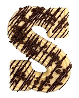 Letra de chocolate de lujo S Speculoos 150 gramos - Estándar