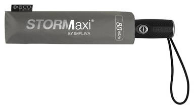 STORMaxi aerodynamiskt hopfällbart stormparaply - Grå
