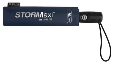 STORMaxi aerodynamiskt hopfällbart stormparaply - Marinblå