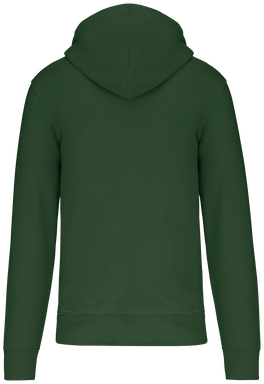 Felpa con zip eco basic - Verde foresta
