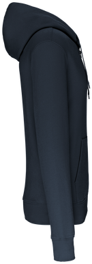 Felpa con zip eco basic - Marina