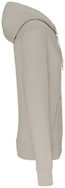 Felpa con zip eco basic - Argilla