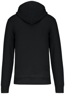 Felpa con zip eco basic - Nero