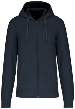 Felpa con zip eco basic - Marina