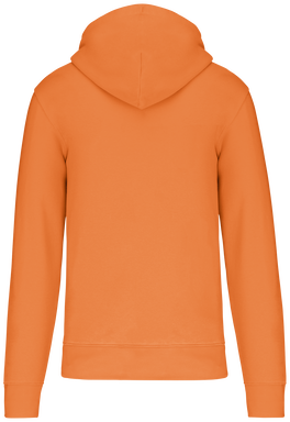 Felpa con zip eco basic - Arancione chiaro
