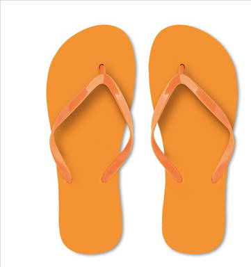 Chanclas de PE - Naranja