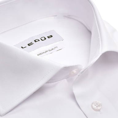Ledûb basics slim fit overhemd 0343512 - White