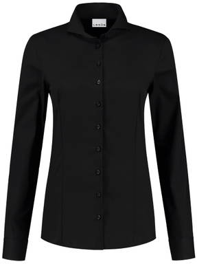 Ledûb Active Stretch ladies fit overhemd 0396513 - Black