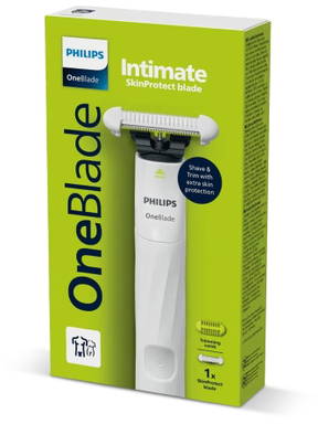 Philips OneBlade Intimate scheerapparaat en trimmer voor intieme zones