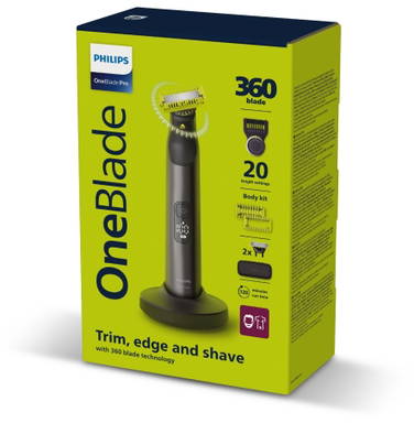QP6652/61 Philips OneBlade Pro 360 Face + Body Multigroomer