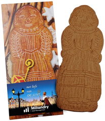 Speculaaspop 250 gram met papieren wikkel