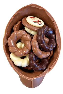 Ambachtelijke chocoladelaars kerst 325 gram