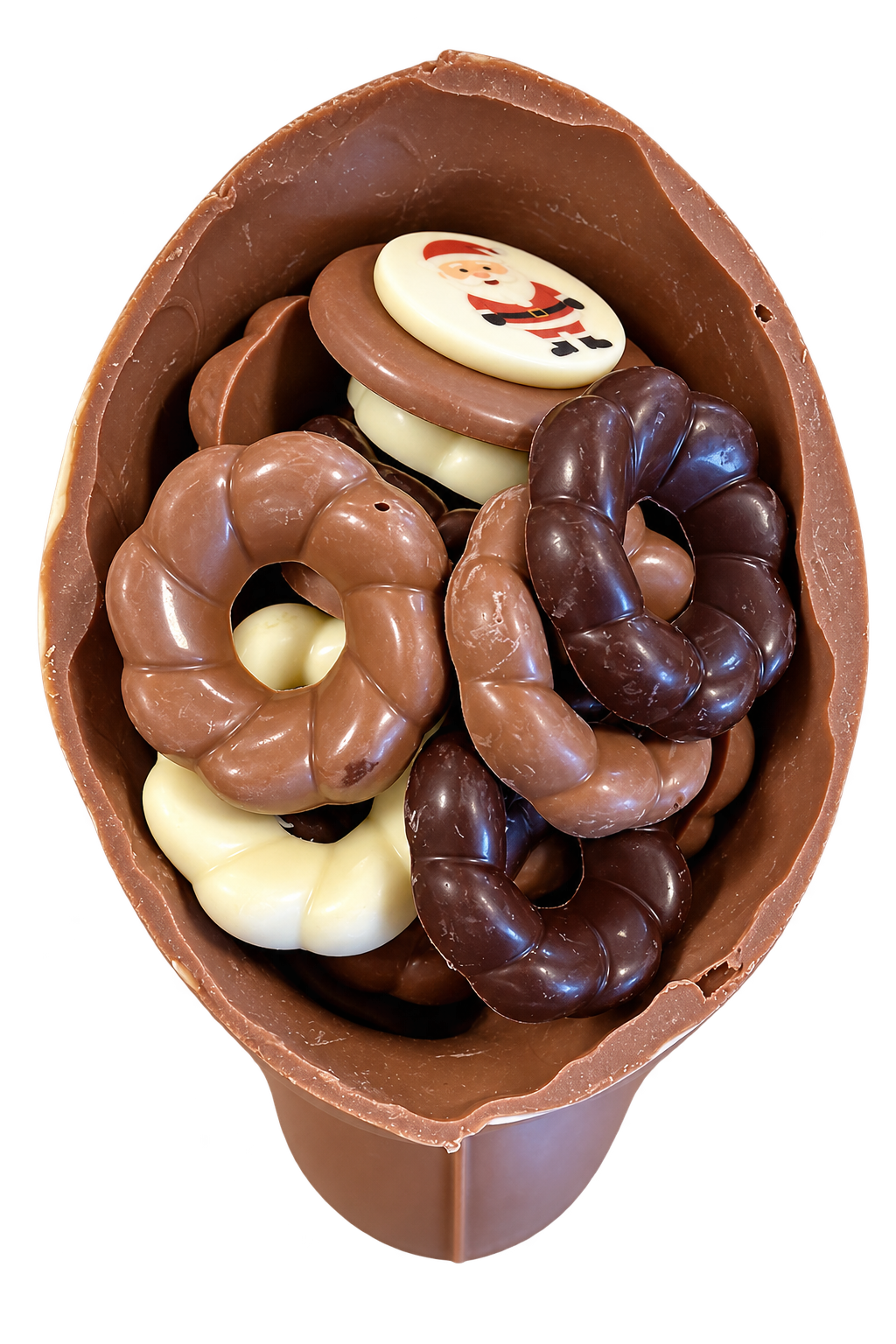 Ambachtelijke chocoladelaars kerst 325 gram
