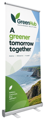 Roll-up banner económico