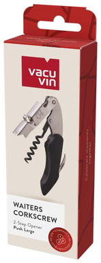 Vacu Vin Waiter’s Corkscrew Push Large kelnersmes