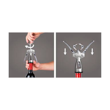 Vacu Vin Winged Corkscrew kurkentrekker