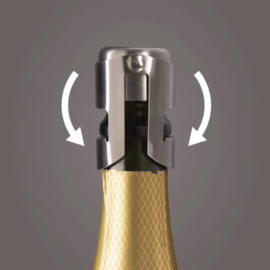 Vacu Vin Champagne Stopper Stainless Steel afsluitdop