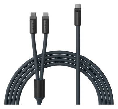 VINGA Baltimore siliconen multi-oplaadkabel (C+2C)