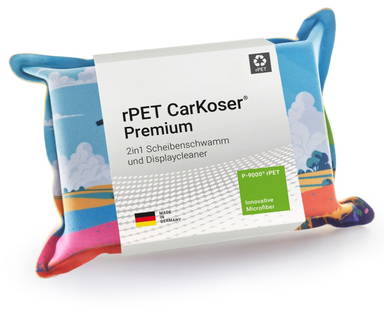 rPET CarKoser® 2-in-1 Premium voorruit-spons - Beige