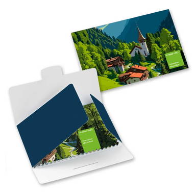 Paño para gafas POLYCLEAN de rPET 18 x 15 cm - Estándar