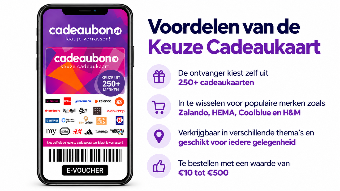 Alles-in-1 Keuze Digitale Cadeaukaart