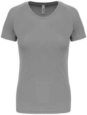 Basis damessportshirt - Fine grey