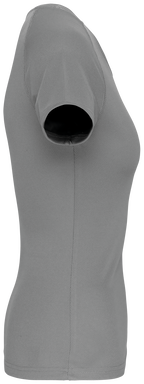 Basis damessportshirt - Fine grey
