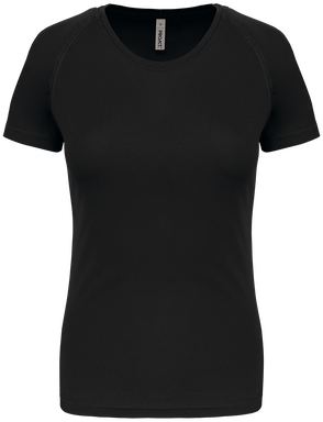 Basis damessportshirt - Black