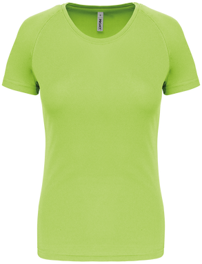 Basis damessportshirt - Lime