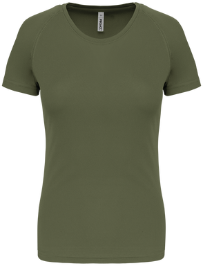 Basis damessportshirt - Olive