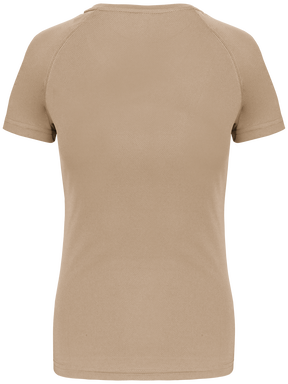 Basis damessportshirt - Sand