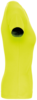 Basis damessportshirt - Fluorescent yellow