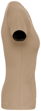 Basis damessportshirt - Sand