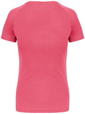 Basis damessportshirt - Fluorescent  pink