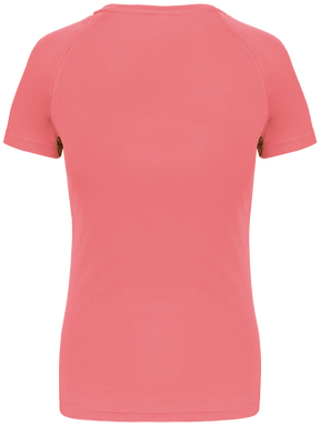 Basis damessportshirt - Coral