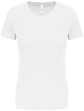 Basis damessportshirt - White