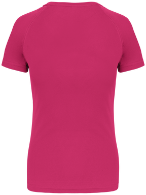 Basis damessportshirt - Fuchsia