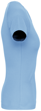 Basis damessportshirt - Sky blue
