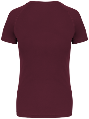 Basis damessportshirt - Wine